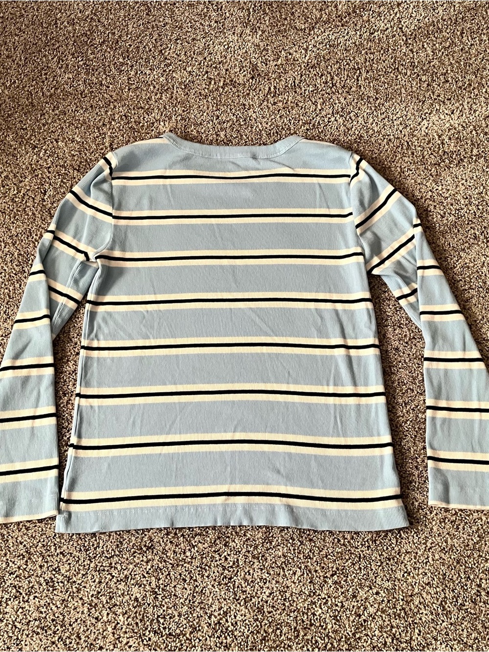 Talbots Long Sleeve Stripe Top